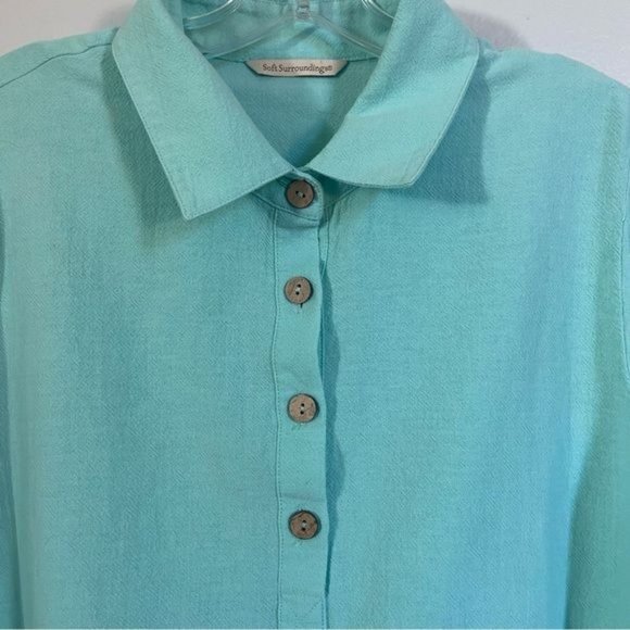 Soft Surroundings Cotton Tunic Top - Picture 2 of 11